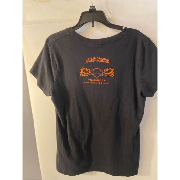 HD Harley Davison Wings Studs Large? scoop tshirt - Picture 2 of 8
